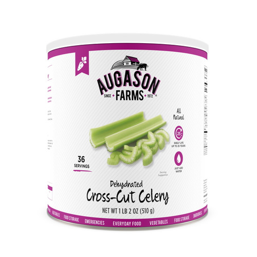 Augason Farms Dehydrated Cross-cut Celery 18 Oz.