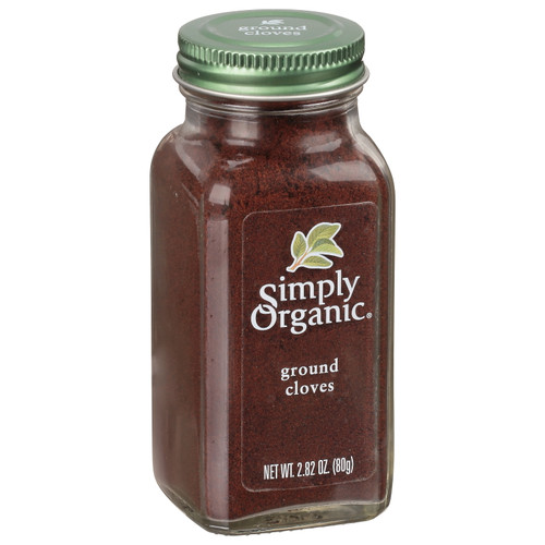 Simply Organic Gmo Free, Organic Ground Cloves, 2.82 Oz