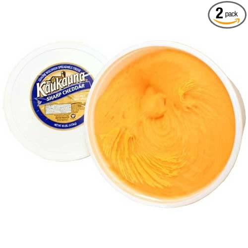 Woamkyn Sharp Cheddar Cheese Spread, 10 Pound Pail -- 2 Per Case.