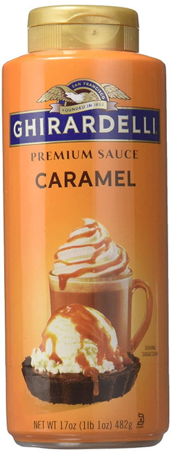 Ghirardelli Chocolate Premium Caramel Sauce Net Wt 17 Oz (1lb 1 Oz) 482g