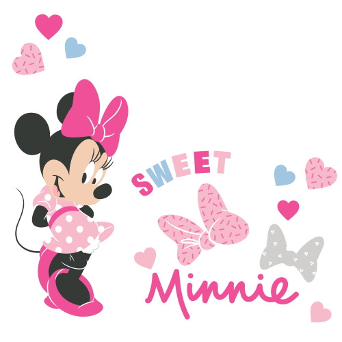 Lambs & Ivy Disney Baby Minnie Mouse Love Wall Decals