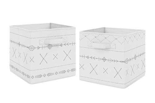 Woodland Friends 2 Piece Fabric Cube Set By Sweet Jojo Designs