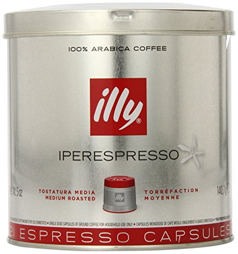 Illy Iperespresso Capsules Medium Roast Coffee, 21-count Capsules - 6 Pack