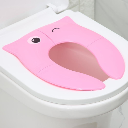 Lyumo Folding Potty Seat Pad,kids Folding Potty Seat Pad Portable Travel Baby Toddler Toilet Training Cover Cushion, Potty Seat Cushion