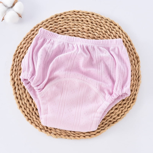 Washable Baby Cotton Training Pants Toddler Potty Training Underwear For Baby Girl And Boy  S White