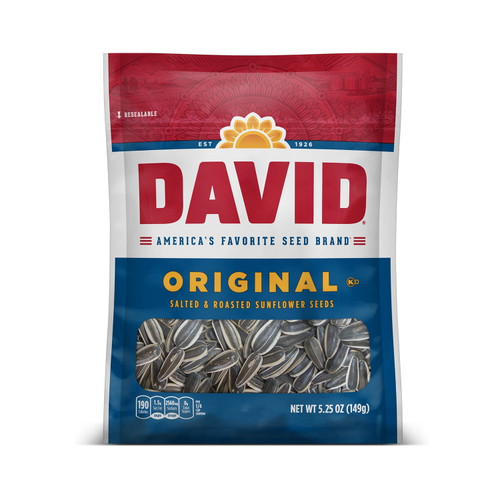 David Roasted And Salted Original Sunflower Seeds, 5.25 Oz