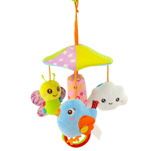 Musical Crab Crib Mobile Hanging Toy Activity Plush Animal Stroller Baby Toys Gifts Sets For Baby