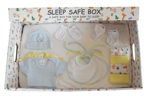 Boy 16 Piece Baby Starter Set Box