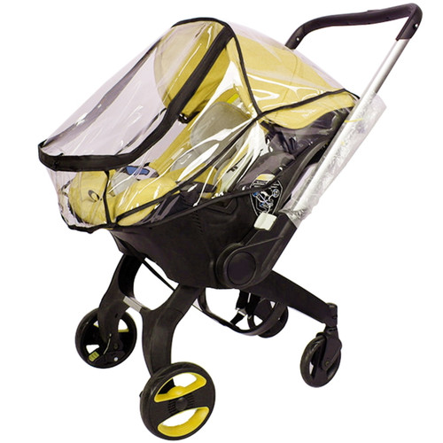 Mtfun 29.5x21.7x15.7in Pushchair Rain Cover Waterproof Stroller Raincoat With Zipper And Vents Foldable Stroller Shield Full Protection Pushchair Pram Rainwear For Foofoo/for Doona Stroller