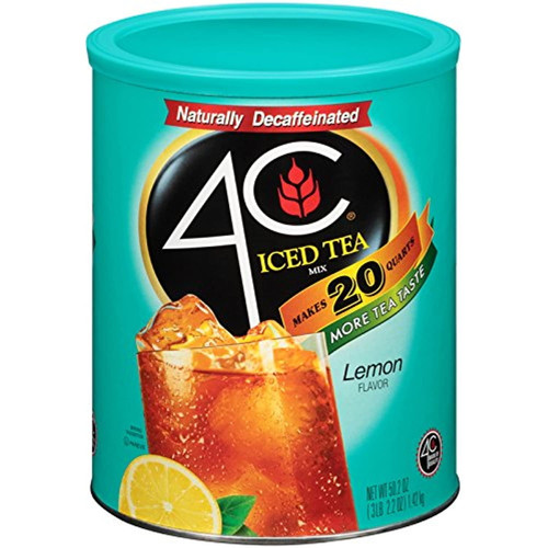 4c Decaf Iced Tea Mix 20 Qt. (pack Of 2)