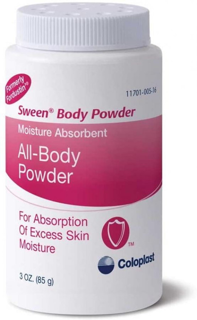 Sween All-body Powder, Lightly Scented, 3 Ounce Shaker Bottle, 1 Count