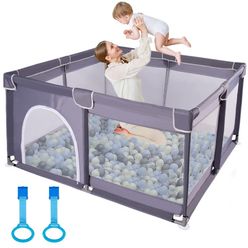 Small Baby Playpen For Toddler - Kids Playyard Activity Center - Sturdy, Easy To Assemble, Big Enough Area To Move Around - Babies Fences With Gate - Infant Play Yard Pen With Anti-slip Base (medium)