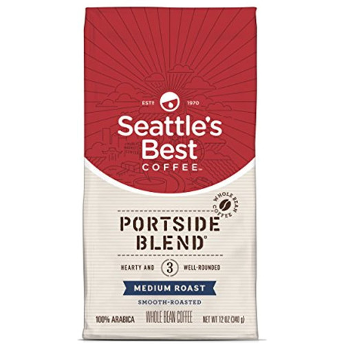 Seattles Best Coffee Portside Blend Medium Roast Whole Bean Coffee, 12-ounce Bag