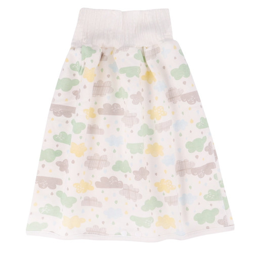 Hemoton 1pc Effective High-waist Nappy Skirt Adorable Practicing Nappy (green)