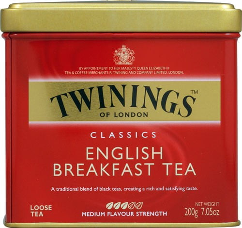 Twinings Of London? English Breakfast 200g Loose Tea 7.05 Oz. Tin