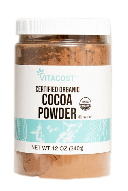 Certified Organic Cocoa Powder -- 12 Oz (340g)