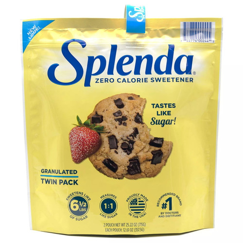 Splenda Granulated Sweetener Twin Pack 12.6 Oz. 2 Pk. Safe For Diabetes