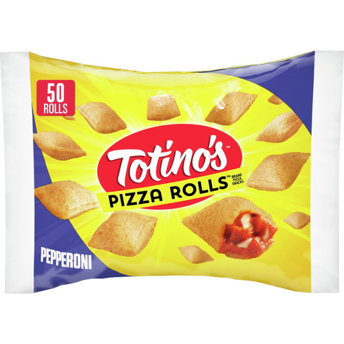 Totino's Pizza Rolls, Pepperoni Flavored, Frozen Snacks, 24.8 Oz, 50 Ct