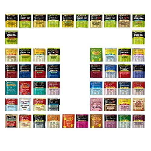 Bigelow-tea Bags Sampler Assortment, 48 Individual Flavors Of Teas Packed In Luxurious Gift Box