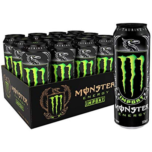 Monster Energy Energy Drink Import, 18.6 Ounce (pack Of 12)