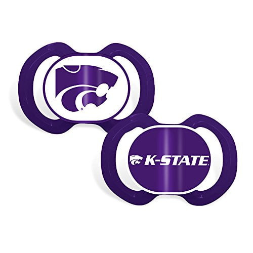 Baby Fanatic 2 Piece Team Colors Pacifier, Kansas State
