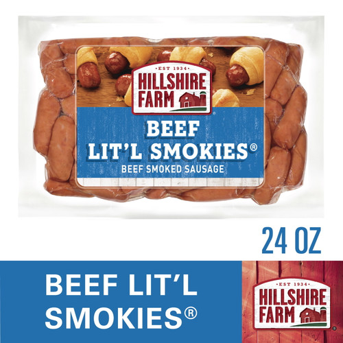Hillshire Farm Beef Lit'l Smokies Smoked Sausage, 24 Oz