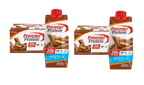 Premier Protein 30g High Protein Shake, Chocolate Peanut Butter (11 Fl. Oz., 15 Pk.) 2pk