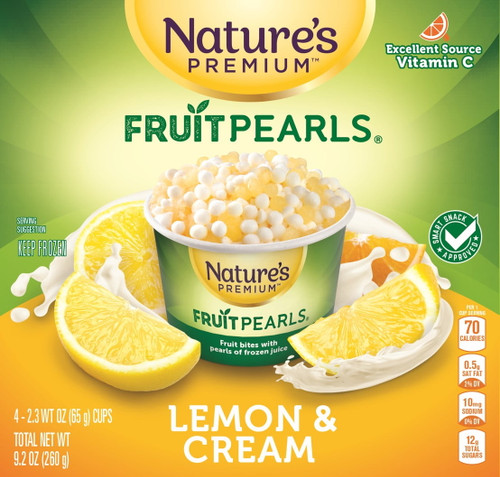Nature's Premium Fruit Pearls Lemon & Cream