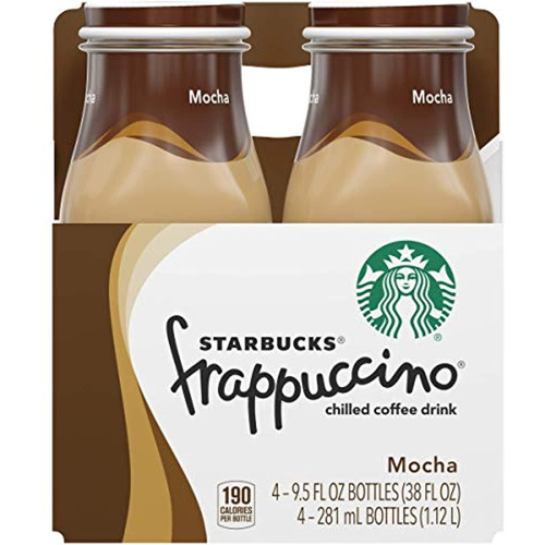 Starbucks Frappuccino, Mocha, Coffee Drink, 9.5 Oz (pack Of 4)