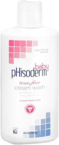 Phisoderm Baby Tear-free Cream Wash Powder Fresh Scent 8 Oz