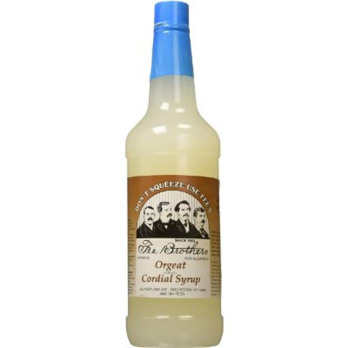 Fee Brothers Orgeat Almond Cordial Syrup: 32 Oz