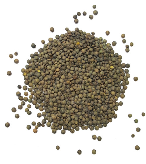 Organic French Green Lentils Whole Raw, High Fiber Non-gmo-bulk (1lb)