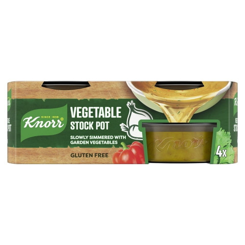 Knorr Vegetable Stock Pot - 4pk X 28g (pack Of 2)