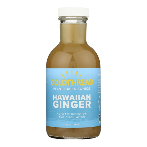 Goldthread Hawaiian Ginger Herbal Tonic - Case Of 6 - 12 Fz