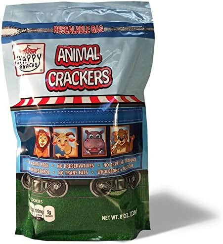 Happy Snacks Animal Crackers Original -- 8 Oz Pack Of 3