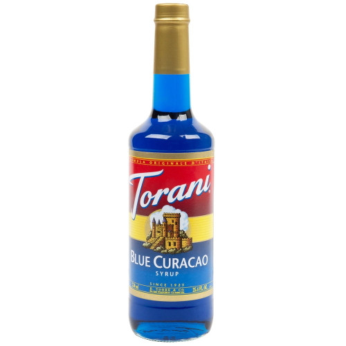 Torani 750 Ml Blue Curacao Flavoring Syrup