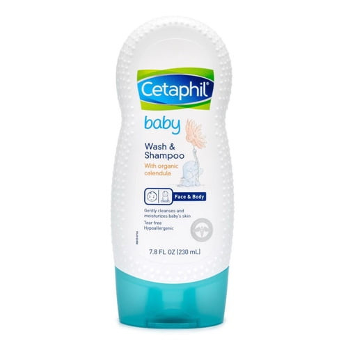 Cetaphil Baby Wash And Shampoo With Organic Calendula, 7.8 Oz, 2 Pack