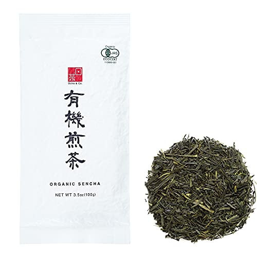 Ocha & Co. Organic Sencha - Loose Leaf Japanese Green Tea - High Grade Sencha Green Tea - Mild, Rich & Refreshing Premium Tea, 100g/3.5oz.