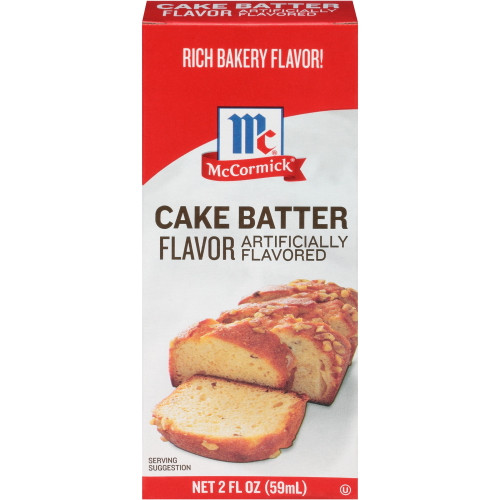 Mccormick Cake Batter Flavor, 2 Fl Oz