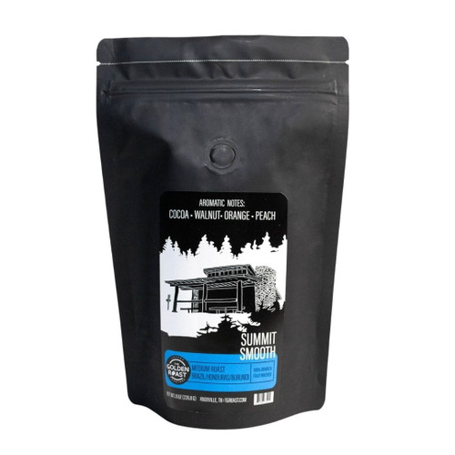 Golden Roast Coffee Roasters - Summit Smooth, Whole Bean, Medium Roast, 8oz