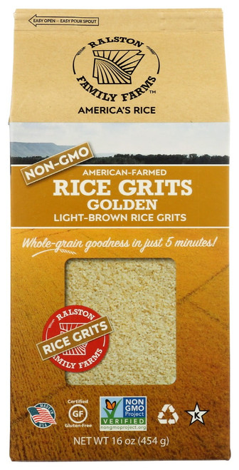 Rice Grits Golden, 16 Oz （pack Of 6）