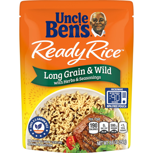 Uncle Ben's Ready Rice: Long Grain & Wild, 8.8oz Side