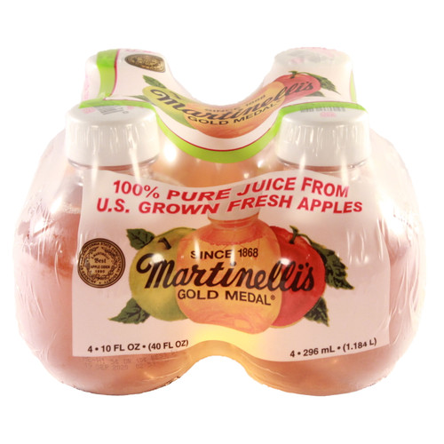 Martinelli’s Apple Juice, Four Bottles