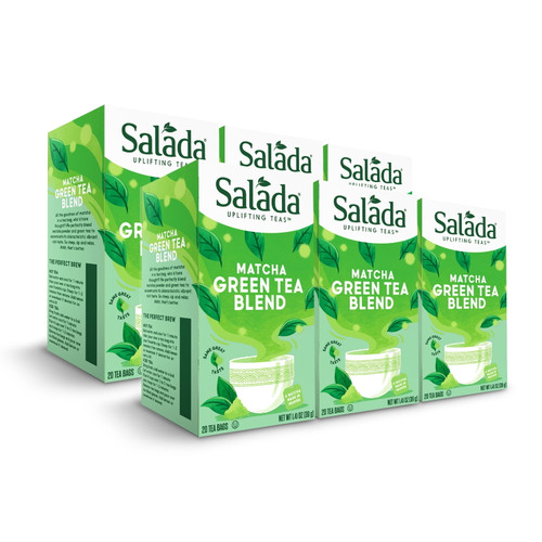 Salada Pure Green Matcha Green Tea Blend 20ct - 6 Pack