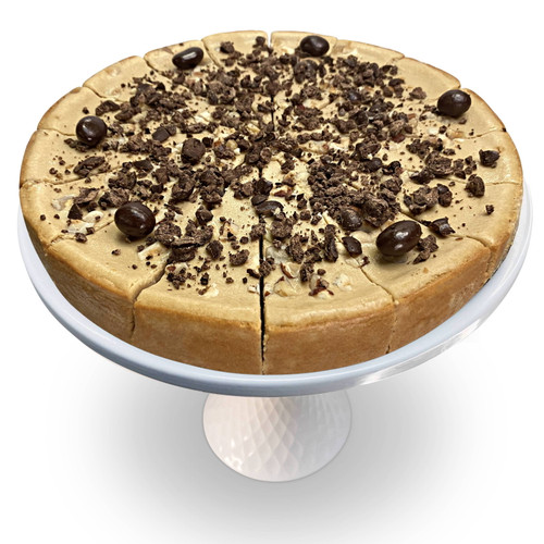 Andy Anand Sugar Free Espresso Coffee Chocolate Cheesecake 9" & Greeting Card, Birthday Valentine, Christmas Mothers Day Anniversary (2 Lbs)