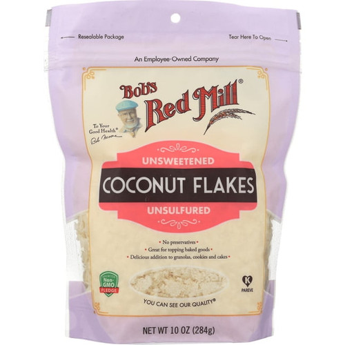 Bobs Red Mill Coconut Flakes, 10 Ounce -- 4 Per Case.
