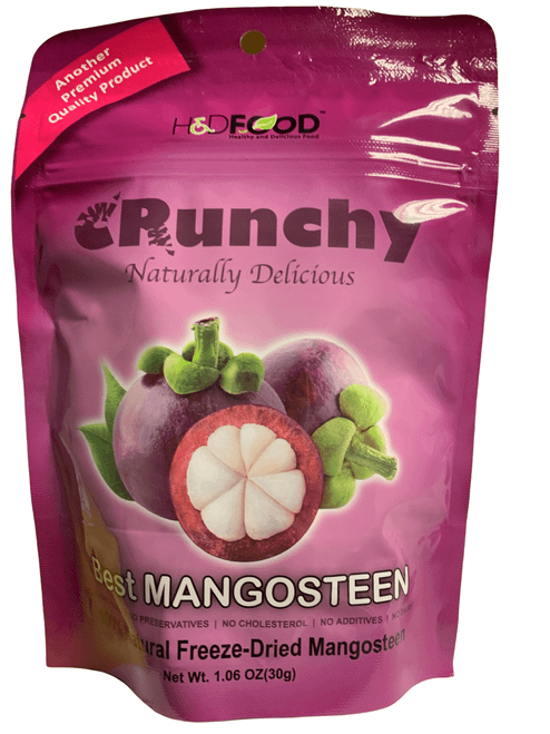 Crunchy Natural Freeze-dried Mangosteen 30g, 1.06 Oz