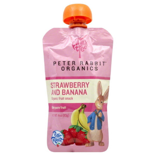 Pumpkin Tree Strawberry And Banana Organic Fruit Snack, 4 Oz (pack Of 10)