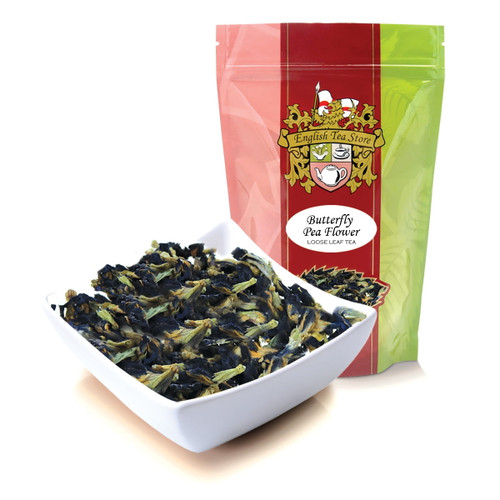 Butterfly Blue Pea Flower Herbal Tea - Loose Leaf 8oz