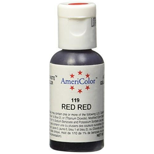 Americolor, Soft Gel Paste Food Color, Red Red .75 Oz